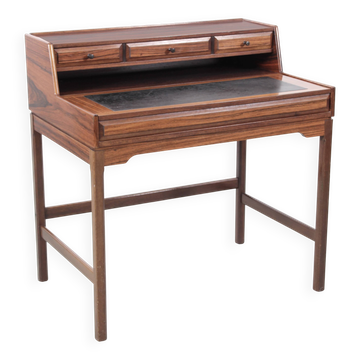 Small Scandinavian step desk in Rio rosewood.
