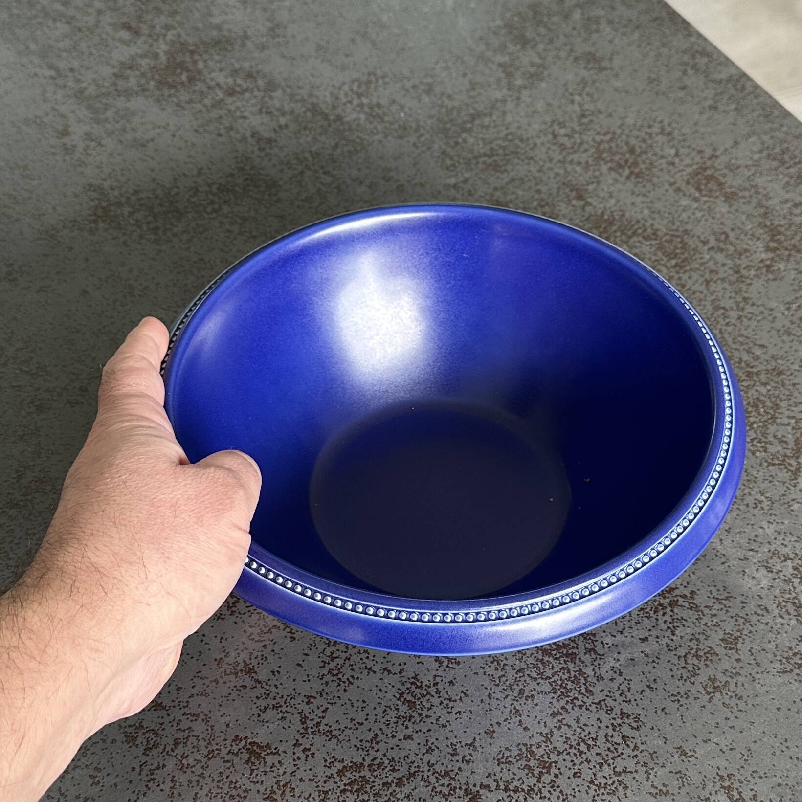 Small Vintage Ceramic Salad Bowl Höganäs Stengods - Scandinavian