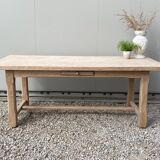 Sanded farmhouse table extensions 275 cm