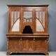 Large art deco cafe cabinet from Belgium, 1920s.