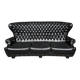Canapé Chesterfield. Cuir.
