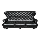 Canapé Chesterfield. Cuir.