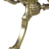 Edwardian brass standard lamp