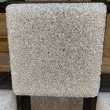 Scandinavian Wall/Ceiling Lamp Blackened Wood And Perpex 1960