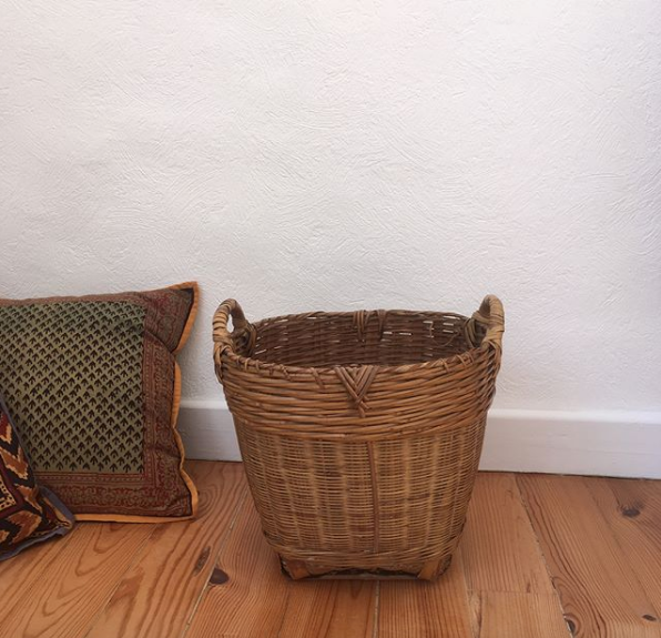 Panier en bambou ancien