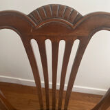 Mahogany banquette canapé in Hepplewhite style