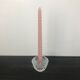 Vintage crystal candle holder fontenay model from maison cristal d'arque