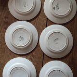 Assiettes à dessert bleuet