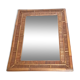 miroir bambou rotin Italie XXe 1940-1950