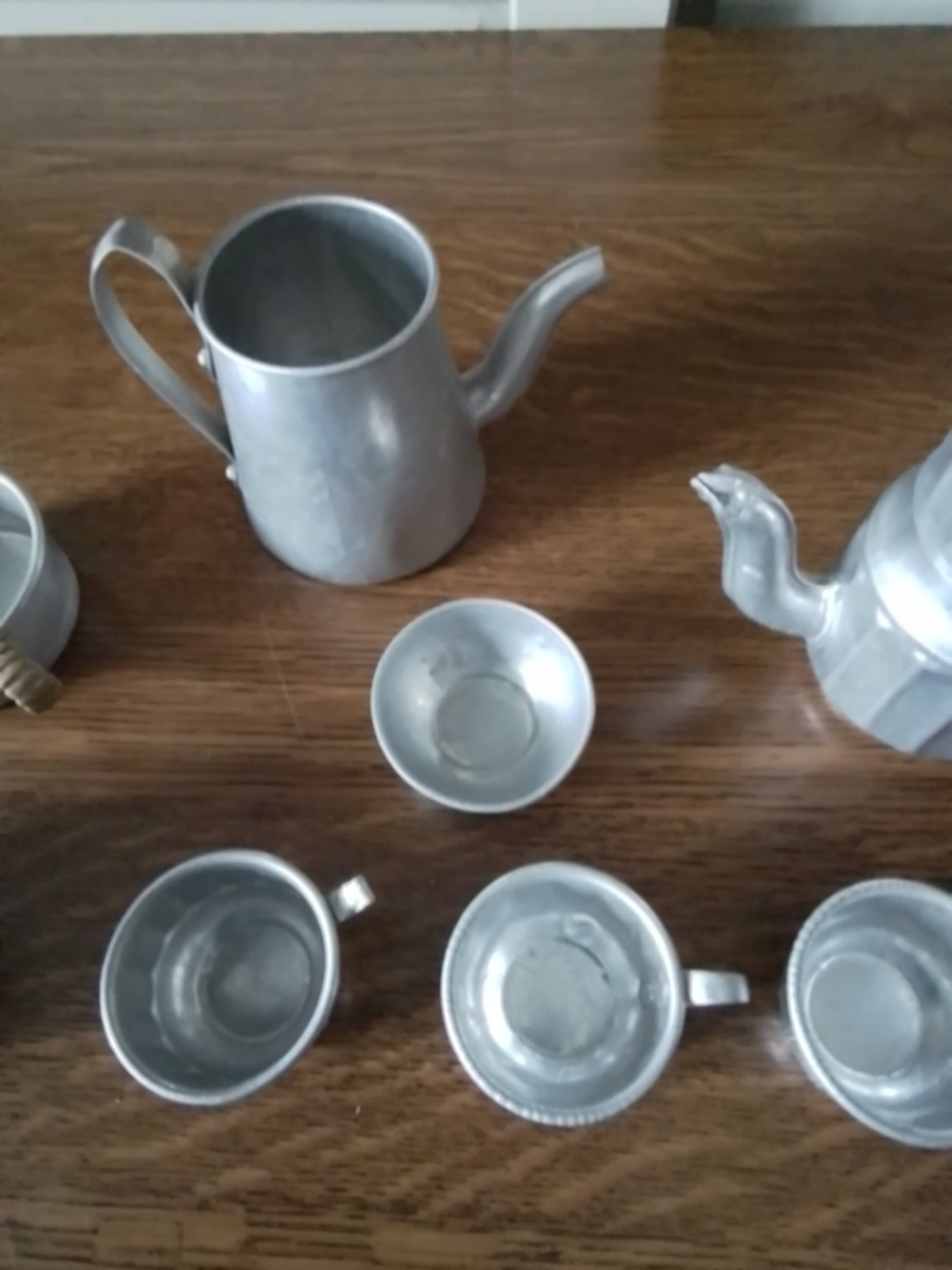 Vintage aluminum dinette set