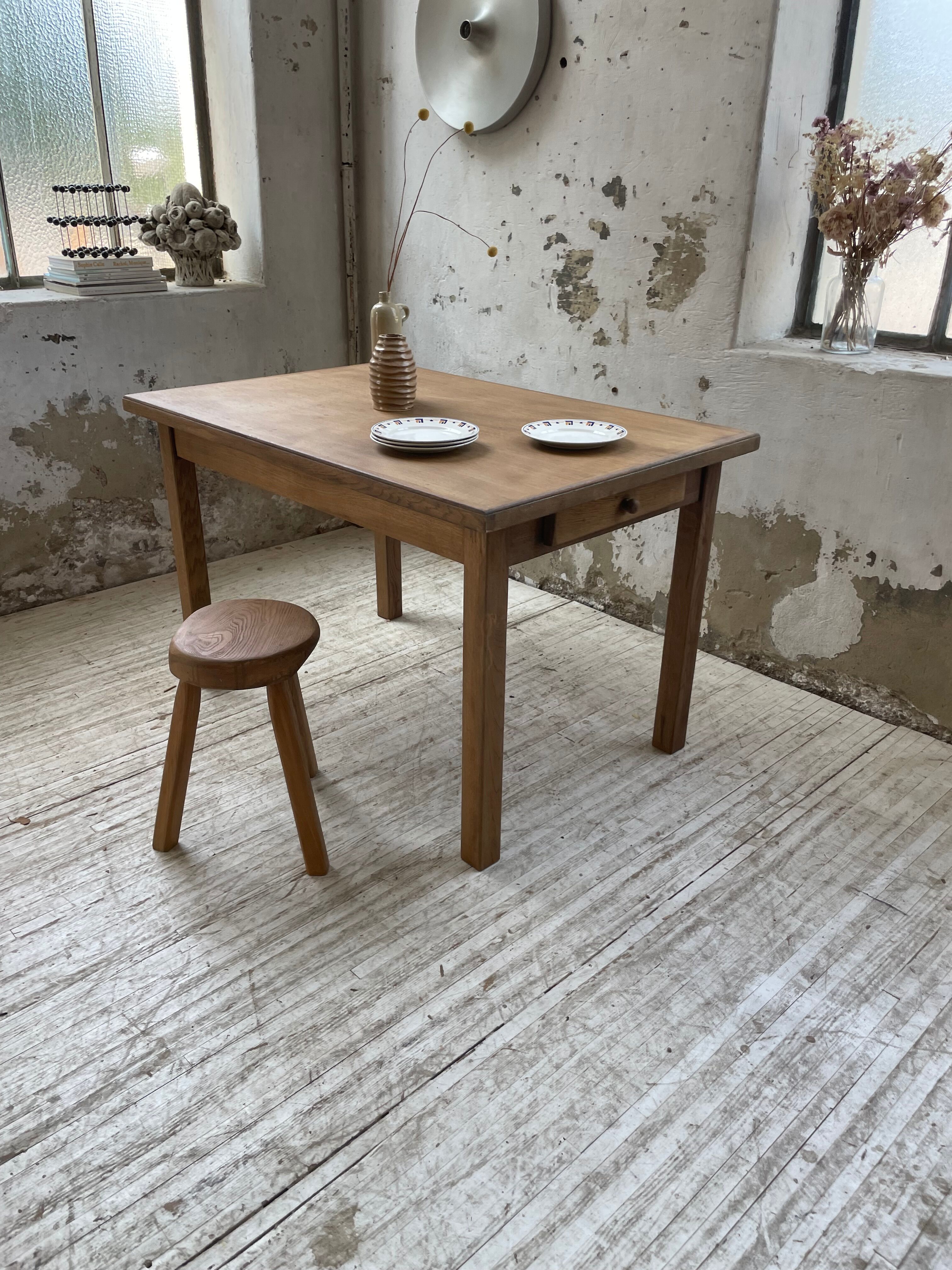 Oak farmhouse table
