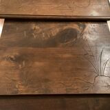 Set of 4 art nouveau side tables