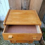 Vintage chiffonier with compass feet