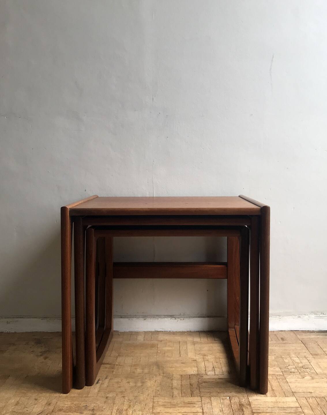 Nested tables Quadrille, teak - G Plan edition 1960