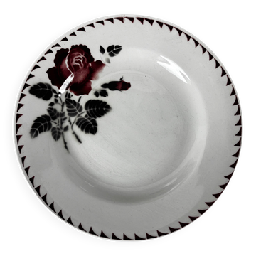 Lot de deux assiettes plates anciennes l’amandinoise Café Mars