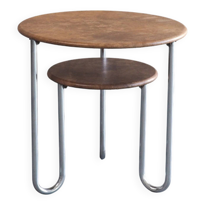 Table d'appoint à deux niveaux Bauhaus