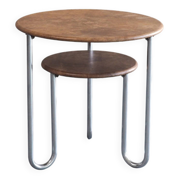 Table d'appoint à deux niveaux Bauhaus