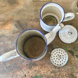 Enamelled coffee maker