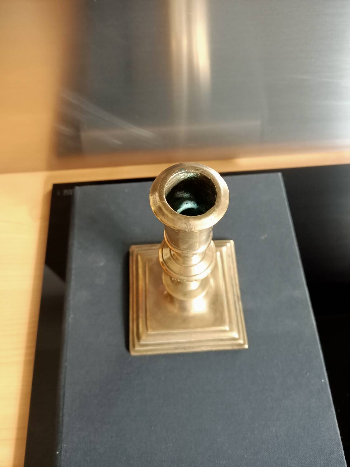 Louis XIII candle holder in bronze