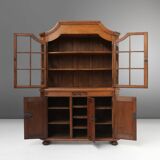 Early 18th Century Vitrine Cabinet in oak, Germany