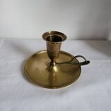 Brass hand candlestick