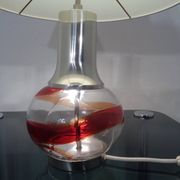 Italian Glass Floor Lamp, 1970s