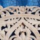 Carved mango headboard