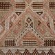 Vintage Turkish hallway rug 140x320 cm