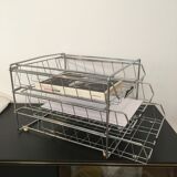 Trieur courrier inox 3 niveaux coulissants