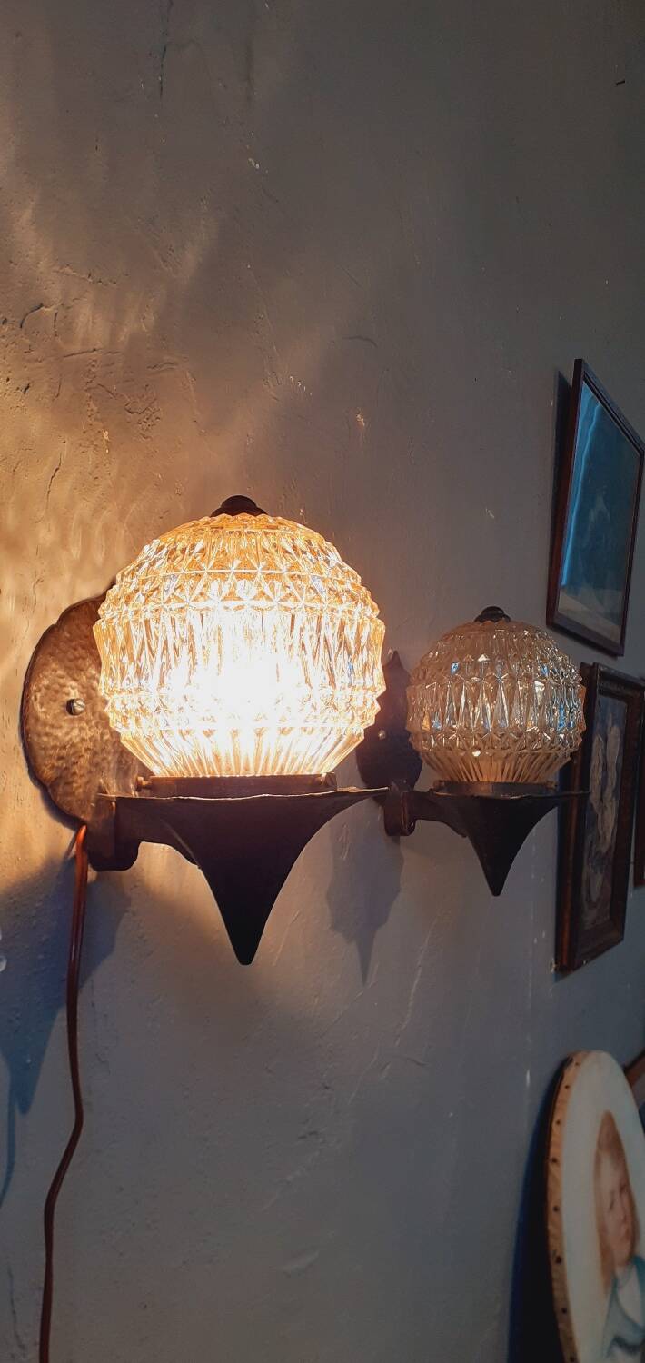 Pair Of Vintage Wall Lamps 70s/80s Italian Design
