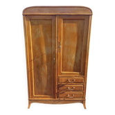 Parisian wardrobe, triple function (wardrobe, chest of drawers, cupboard), 1940s.