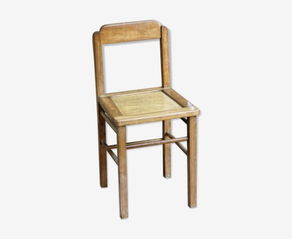 Chaise enfant hêtre, années 50
