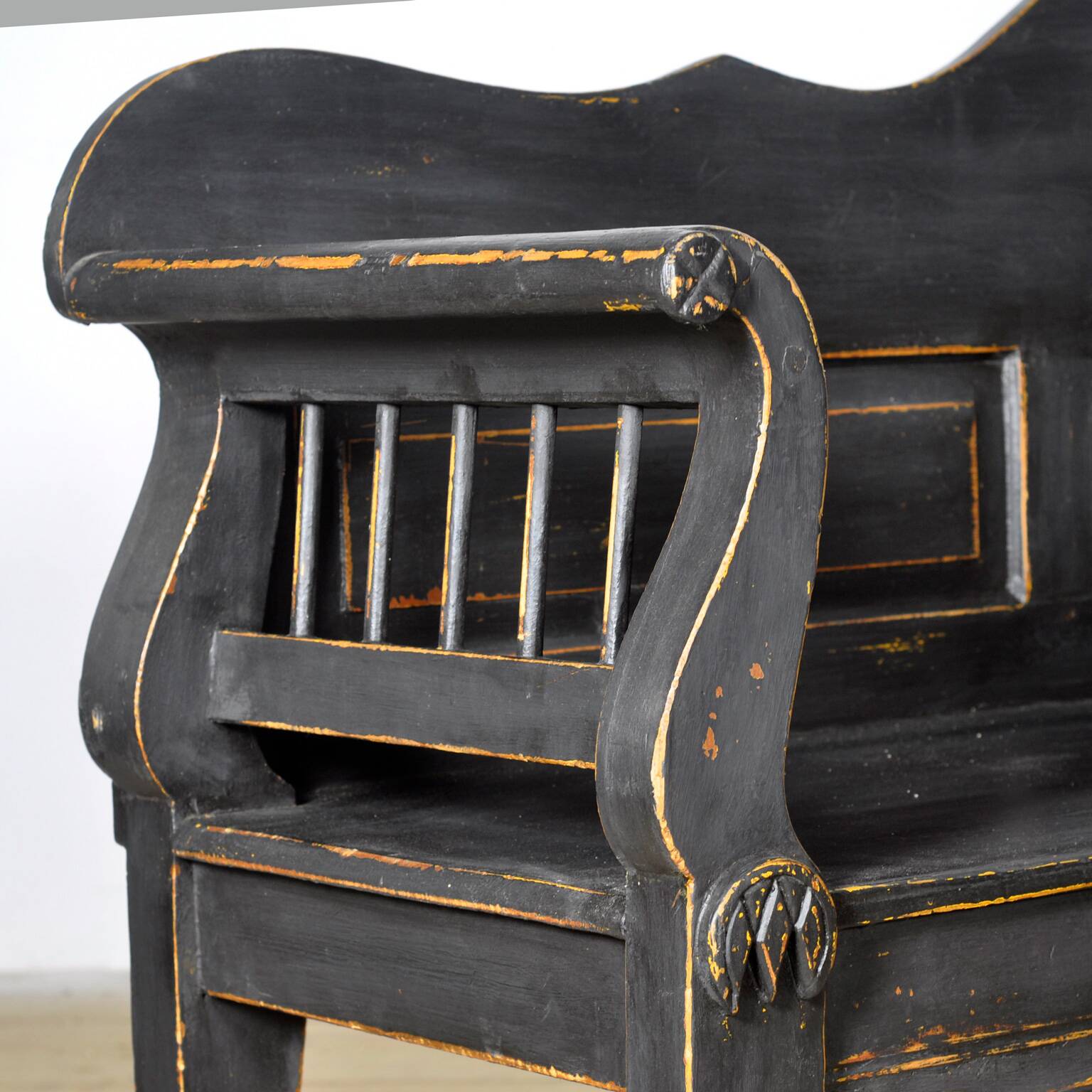 Old pine bench, 1900s