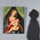 Ancient painting of the Virgin Mary with the Child Jesus, 16th century.