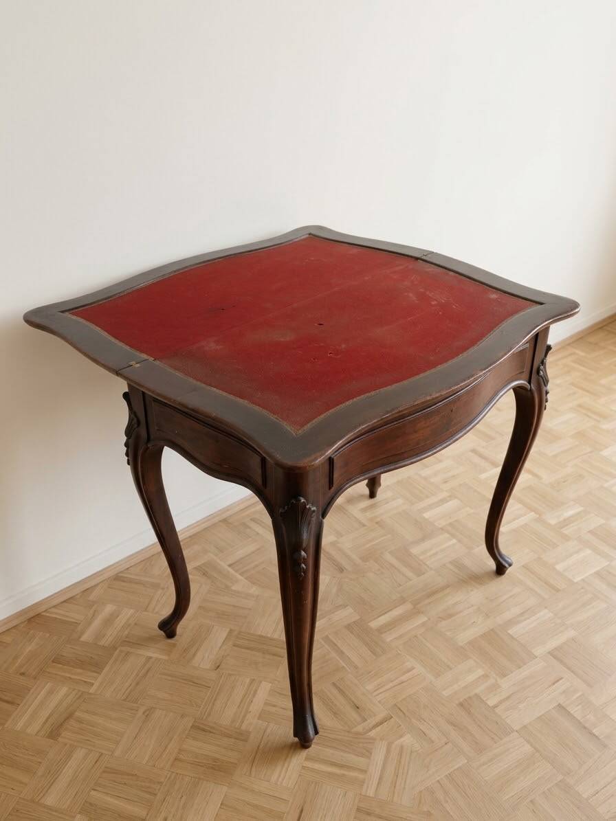 Old Louis XV style wooden console