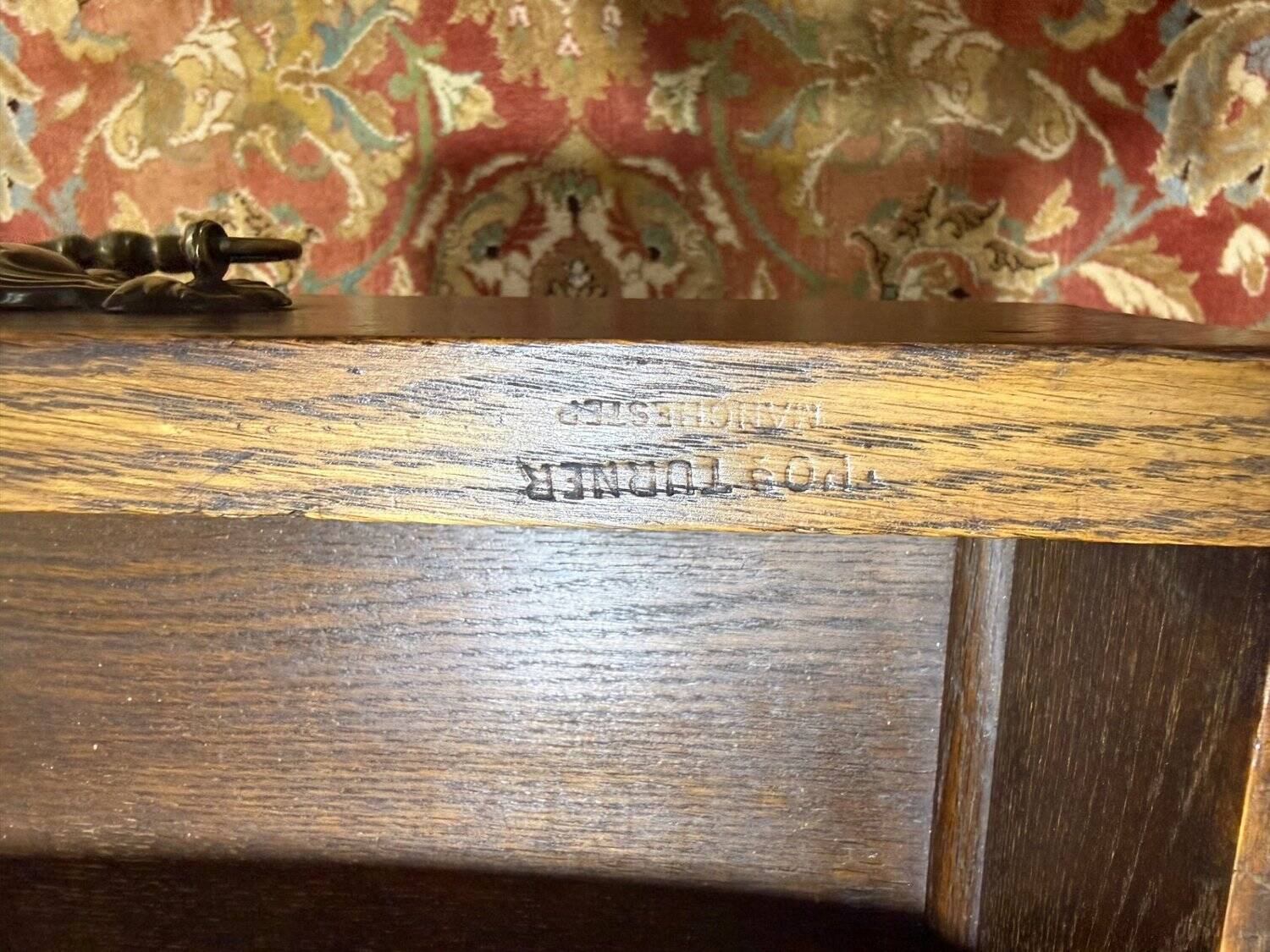 Gateleg Table – Jacobean Style – Thos Turner Manchester – Solid Oak