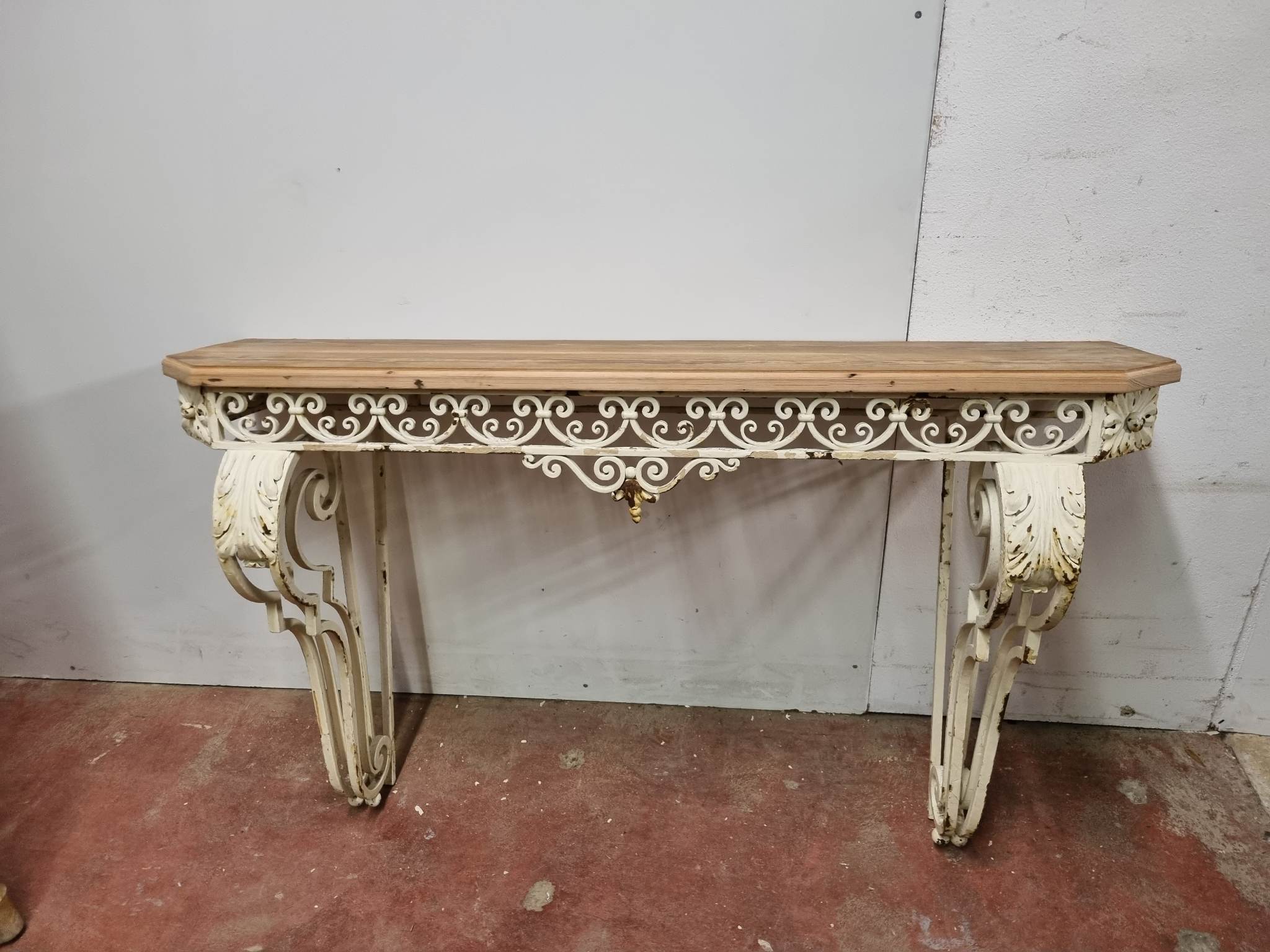 Art Deco wrought iron console