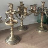 Antique gilt bronze candlestick circa 1900