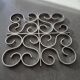 Christofle Gallia model silver-plated metal trivet