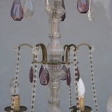 Pampille bronze chandelier and charm