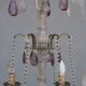 Pampille bronze chandelier and charm
