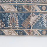 Tapis bleu turc Oushak 110 x 181 cm