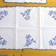 Tea tablecloth and its 6 hand-embroidered towels
