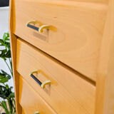 Vintage chest of drawers with tapered legs