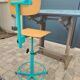 Architect's desk and its chair