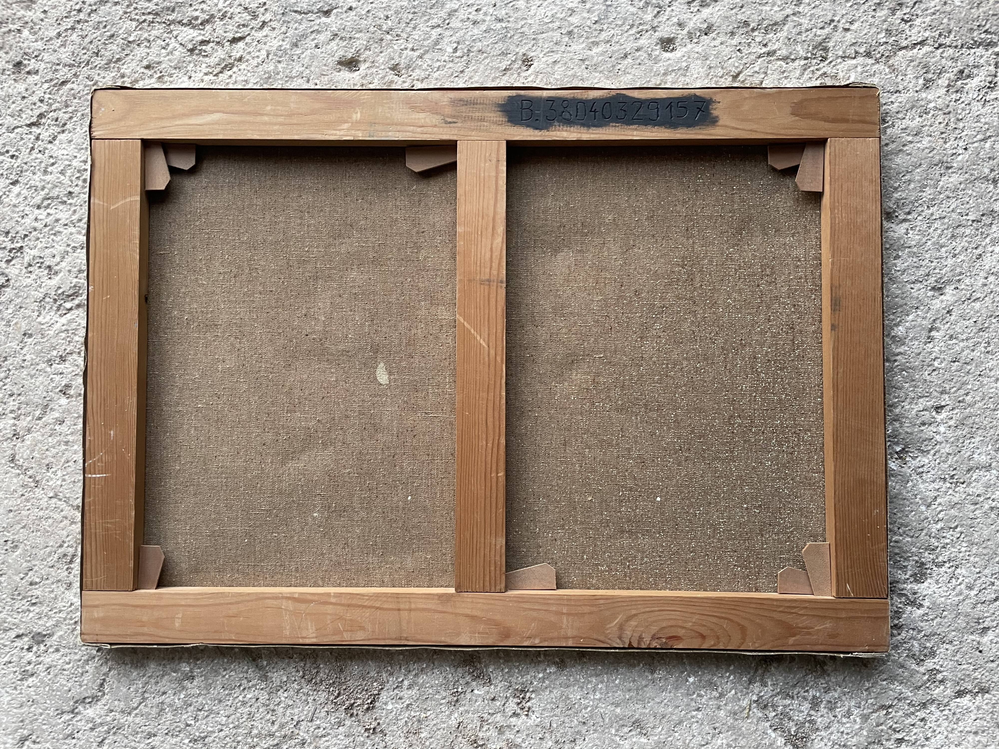 Painting, landscape signed E. Pirson 1969