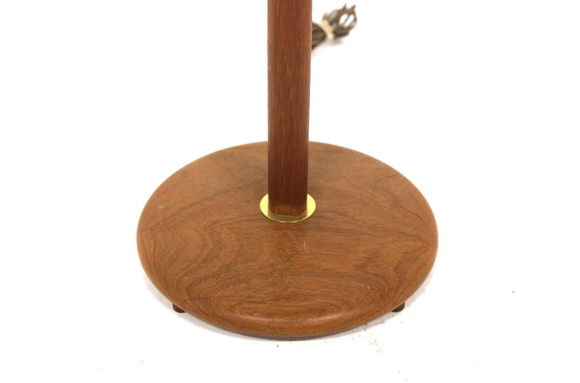 Scandinavian floor lamp in teak and metal, Sweden, 1960