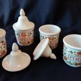Ancien pot a épices signé Moustiers GF