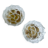 Pair of Vintage Bubble Waves Wall Lights