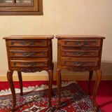 Pair of Louis XV style bedside tables